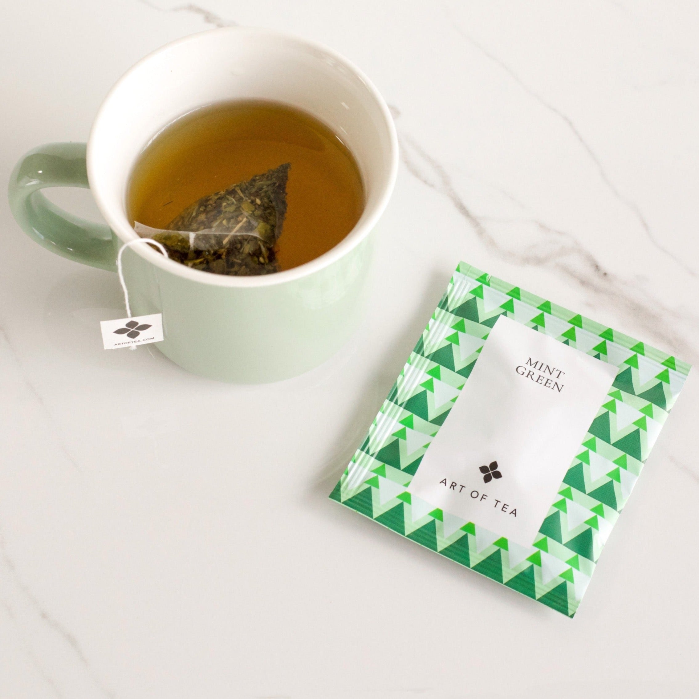 Mint Green Tea Sachet