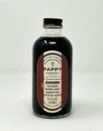 A bottle of Pappy Company Bourbon Barrel-Age Cocktail Mudding Sake, 8.5 fl oz, featuring a dark glass bottle with a black cap and a vintage-style label.
