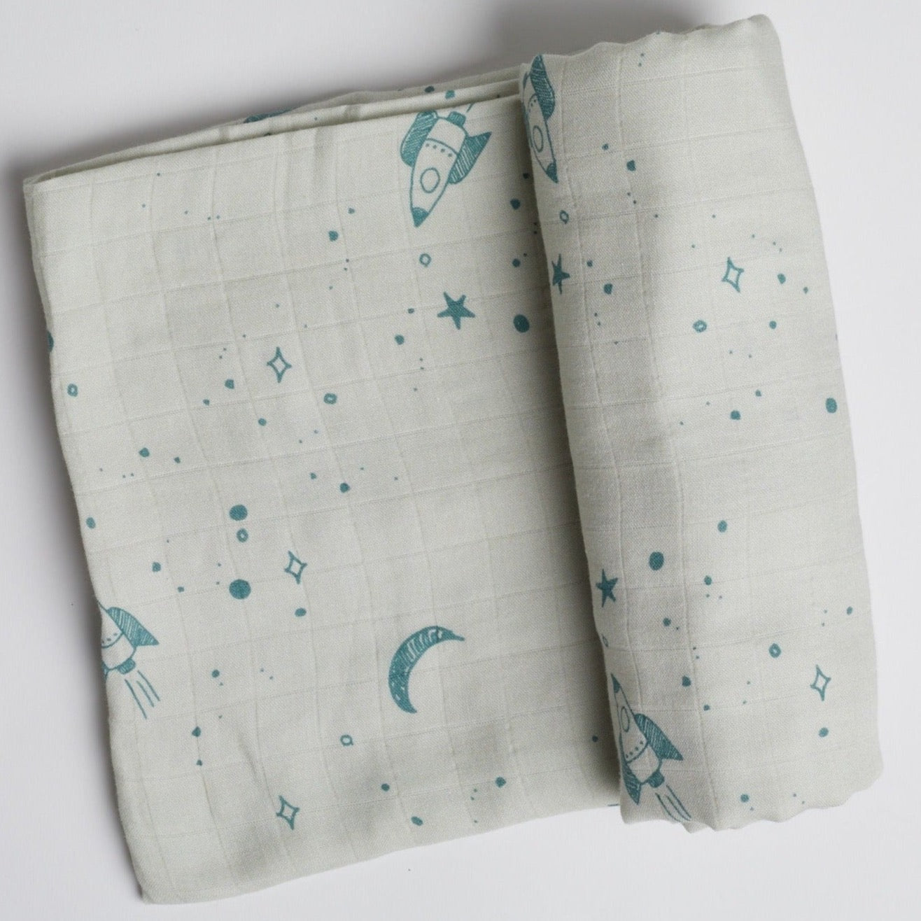 Out of This World Swaddle on white background.