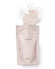 light pink bath salt soak packaging
