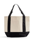 black tote bag