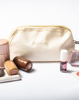 harper canvas pouch next to products