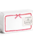 Pack of E. Frances Little Notes with a red bow on a white background