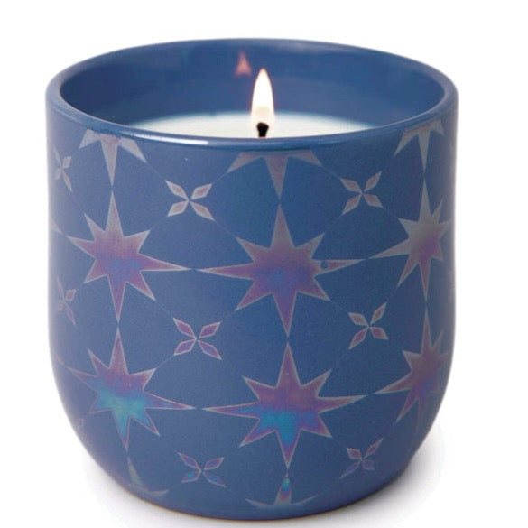Sapphire Waters Lustre Candle on white