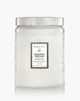 Jar of Voluspa Mokara Orchid candle on a white background