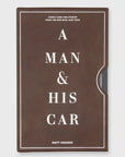 Book cover of 'A Man & His Car' by Matt Hranek on a light gray background