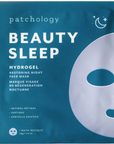 Dark blue beauty sleep mask packaging