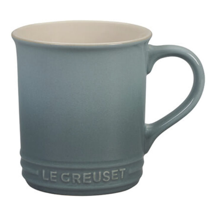 teal ceramic mug