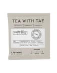 winter bliss tea sachet on a white background