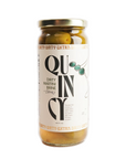 wuincy olive and martini brine on a white background