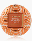 Voluspa Spiced Pumpkin Latte candle packaging on a white background