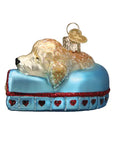 sleepy doodle dog ornament