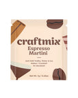 craftmix Espresso Martini mix package on a white background