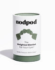 Nodpod weighted blanket packaging on a white background