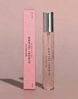 hinoki island pefume on a pink background