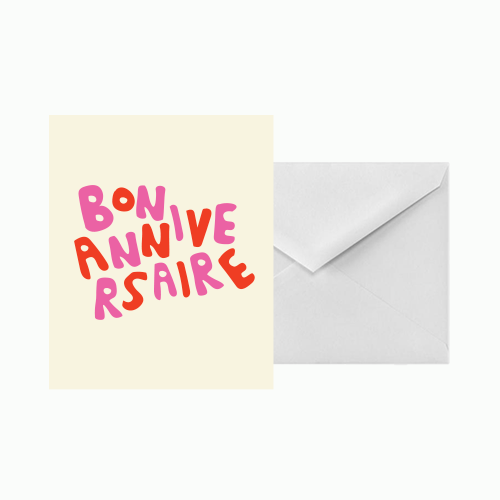 Bon Anniversaire (Happy Birthday) Card Pack - BOXFOX