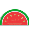 Sugarpina watermelon-shaped candy box on a white background