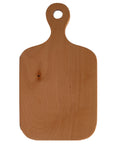 light wooden charcuterie board with handle