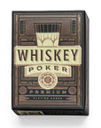 Whiskey Poker Premium playing cards packaging on a white background
