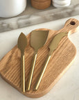 Gold Cheese Knife Set (Set of 3)