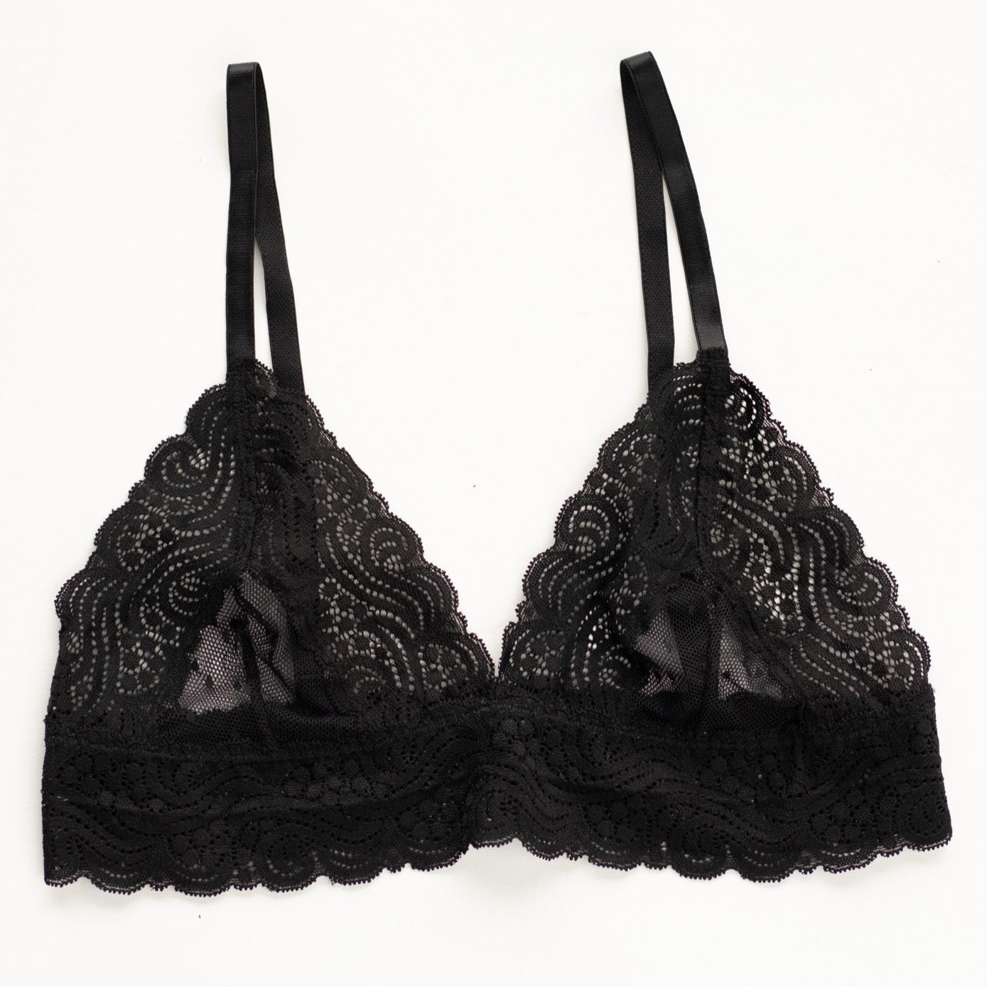 Delicate Black Lace Bralette
