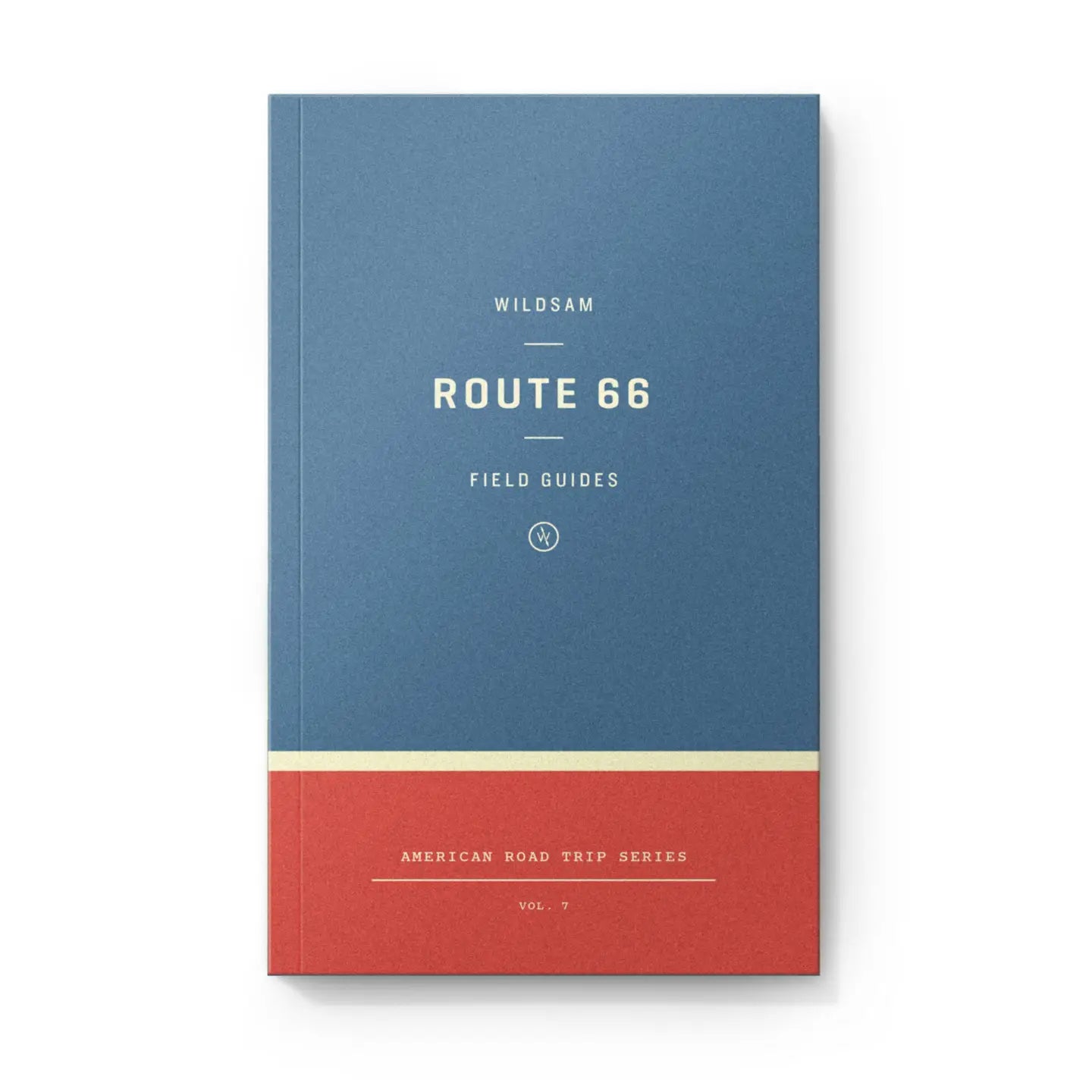 Book titled 'Route 66' by Wildsam on a white background