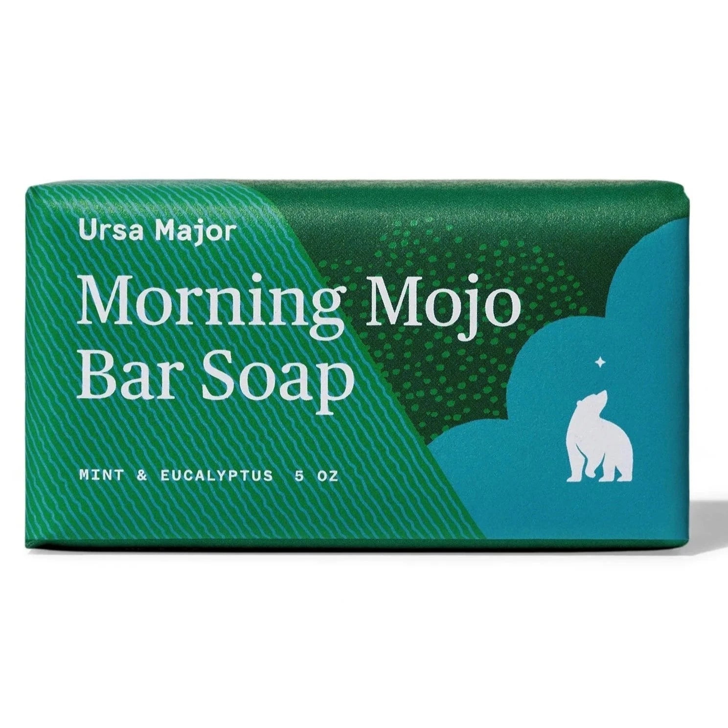 Ursa Major Morning Mojo Bar Soap Dark Green Packaging