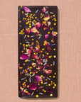 Lavender Rose Dark Chocolate Bar