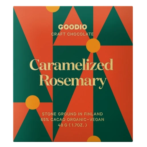 Goodio Caramelized Rosemary Chocolate - BOXFOX