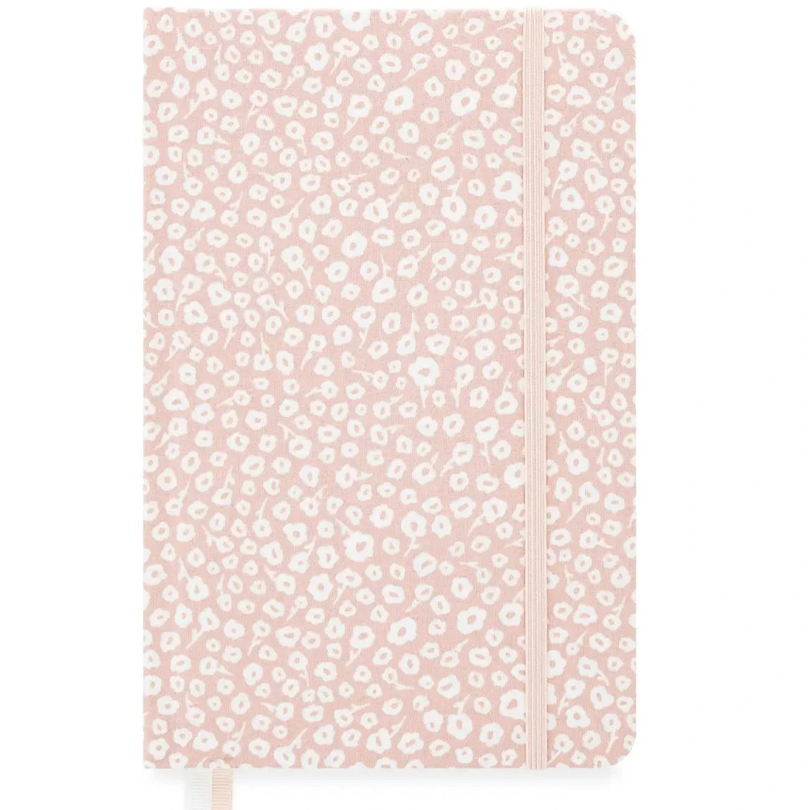 pink and white floral journal