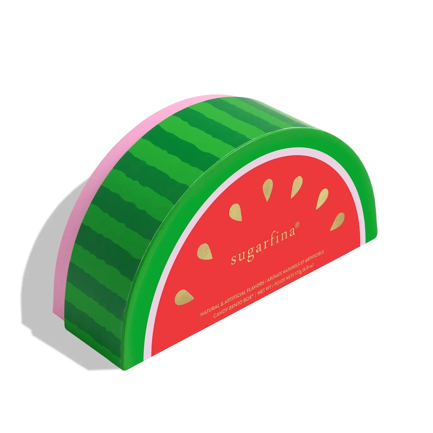 Sugarpina watermelon-themed candy box on a white background