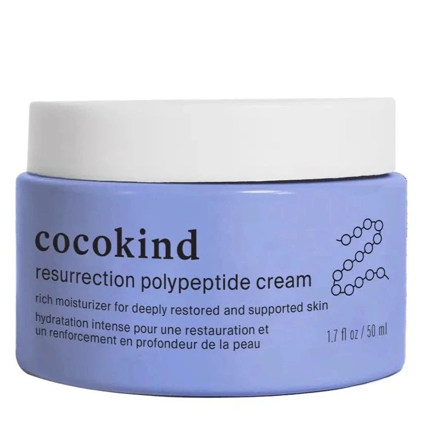 cocokind Resurrection Polypeptide Cream violet jar 