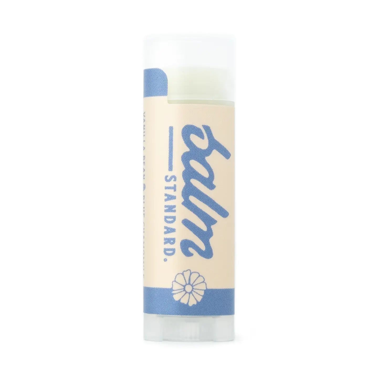 Lip balm with 'The Balm' branding on a white background