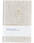 Beige journal with 'One Line a Day' text on a white background