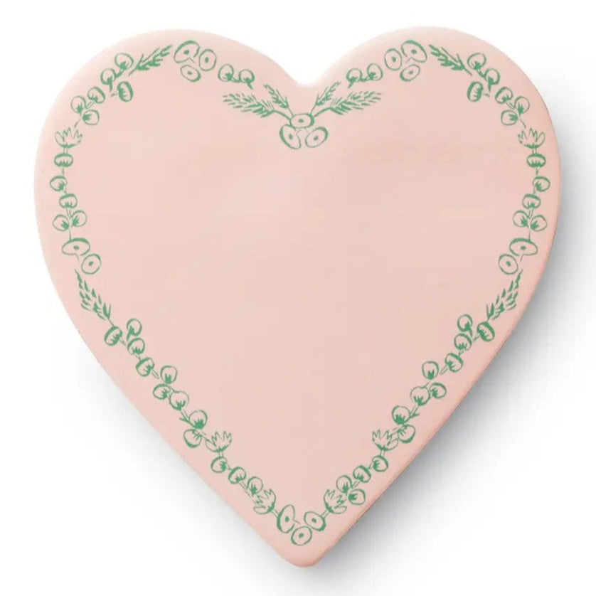 pink heart shaped sticky notes