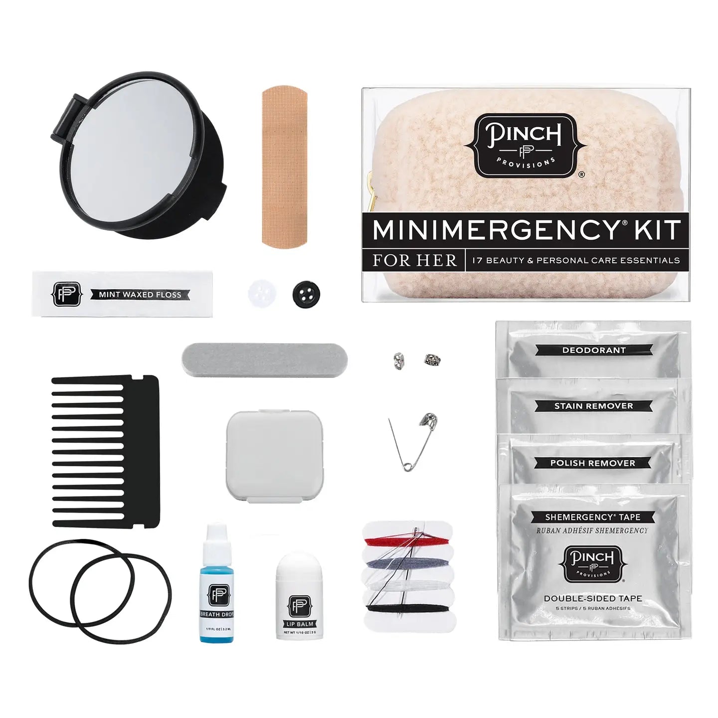 Inside of the Ivory minimergency kit