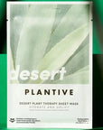 Plantive Desert Plant Therapy Sheet Mask with cactus on it