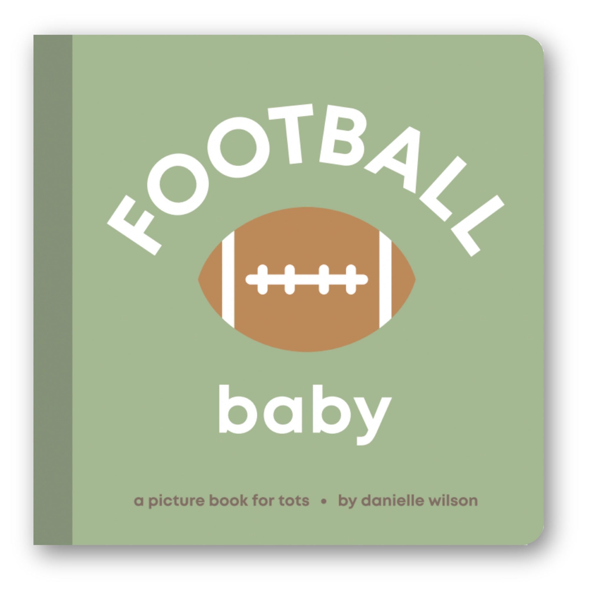 green football baby book