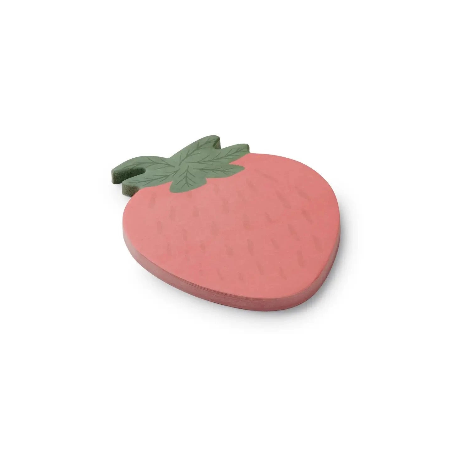 strawberry shaped sticky note pad
