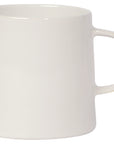 Oyster mug in front of white background