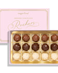 Box of Rochers chocolates with a pink 'sugarfina' packaging
