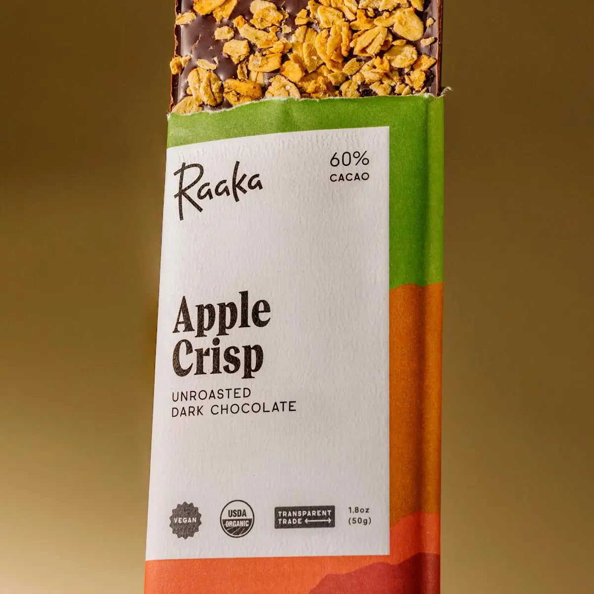 Apple Crisp Dark Chocolate Bar