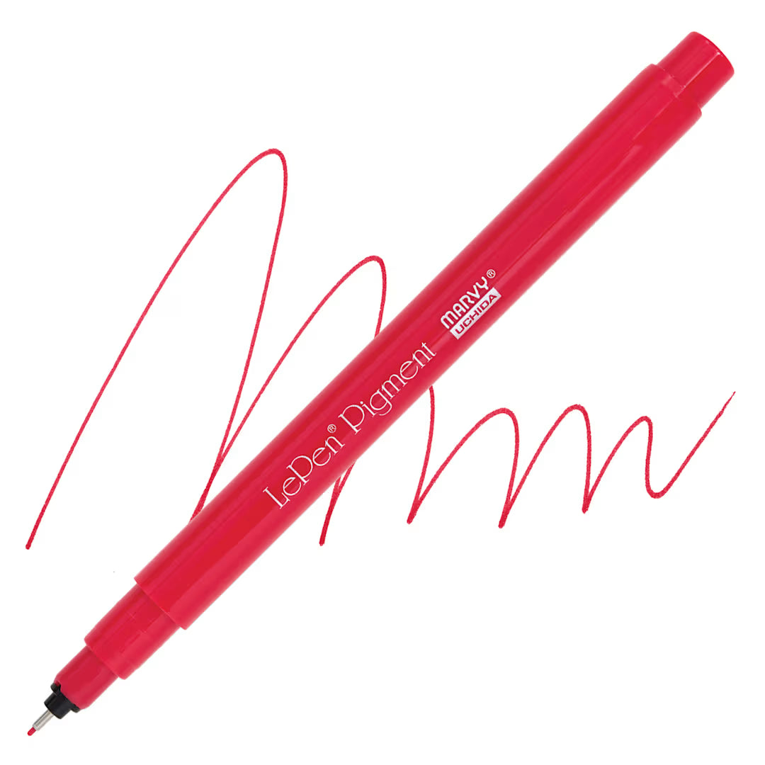 Red marker pen with 'LePen' branding on a white background