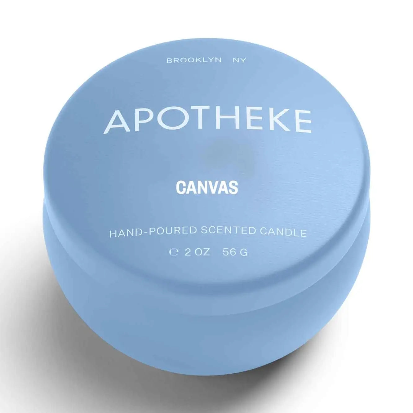 Blue container with 'Apotheke' branding on a white background