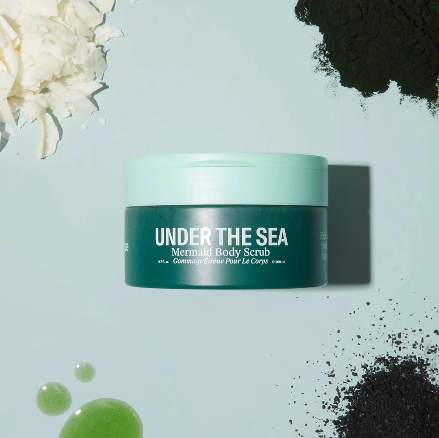 dark green under the sea scrub