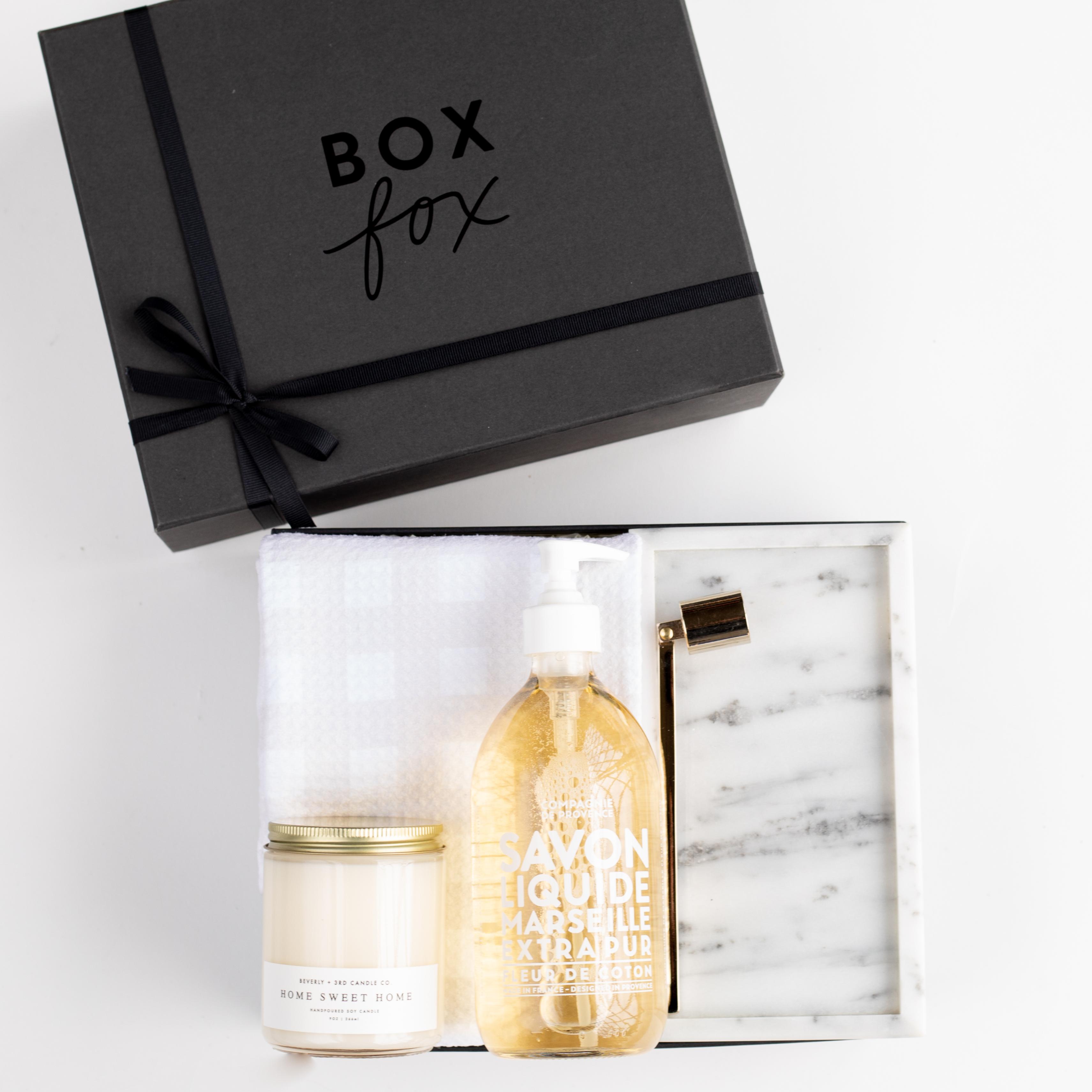 BOXFOX Housewarming gift box also available in Matte Black.
