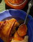 cara cara hibiscus marmalade on a croissant
