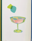 illustration of drink inside book