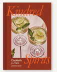 front cover of Kindred Spirits book with picture of two cocktails
