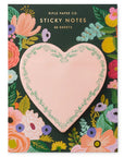 pink heart shaped sticky notes